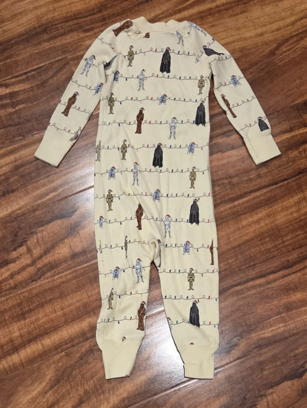 Hanna Andersson EUC 18-24 Star Wars Holiday One-piece Pj Romper